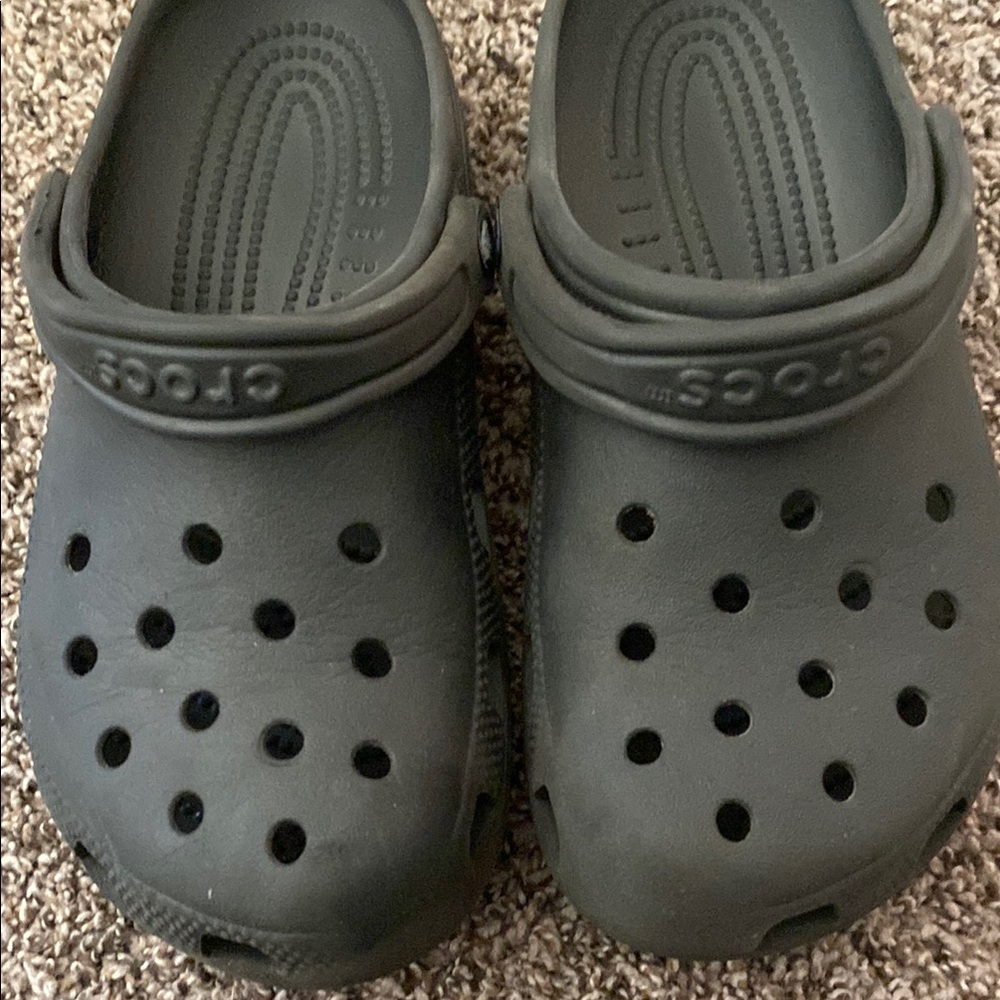 CROCS Black Water Shoes with Ventilation and Heel Strap
